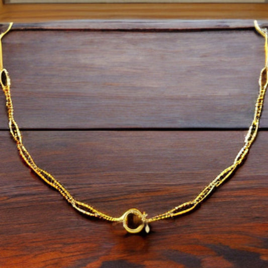 Gouden lus ketting