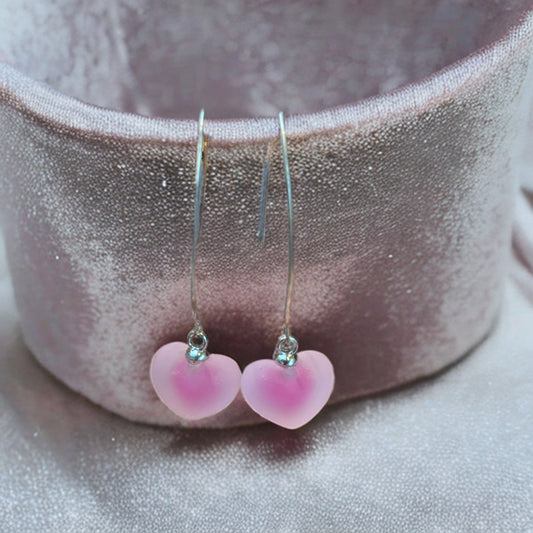 Dangling Pink Hearts