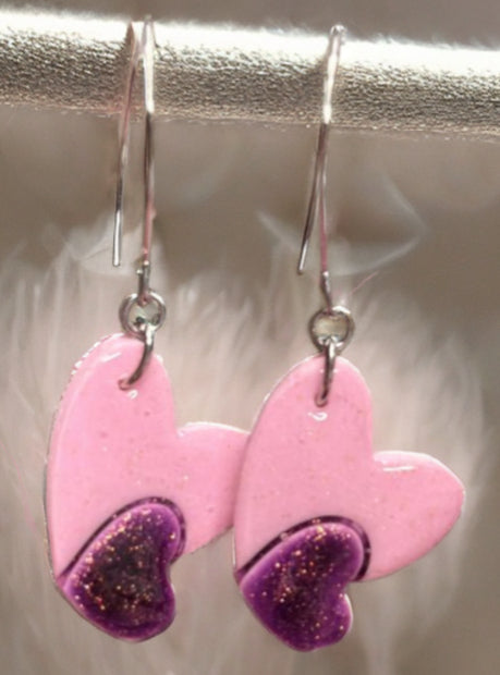 Dangling Purple Hearts
