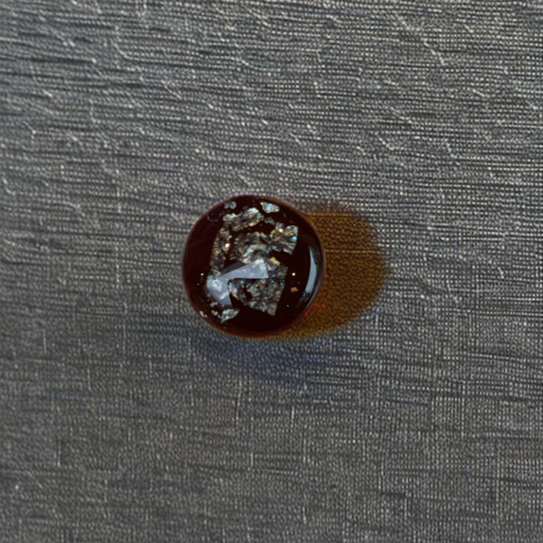 Dichroid Black Round