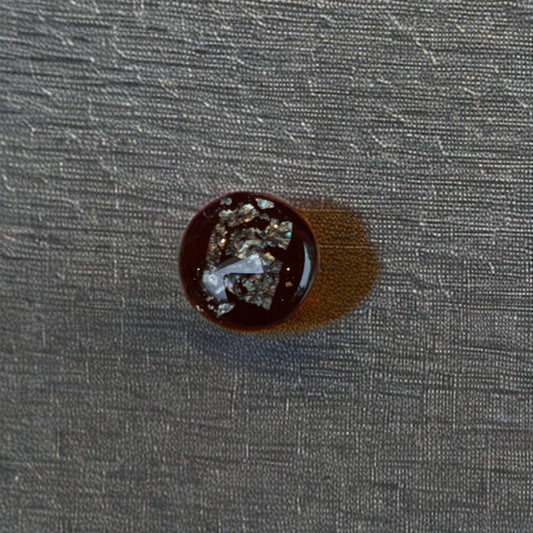 Dichroid Black Round