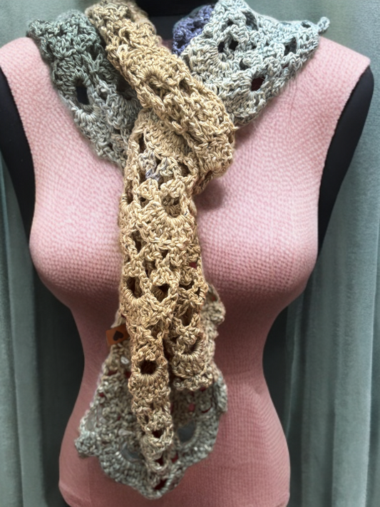 Green Blue Beige Fantasie