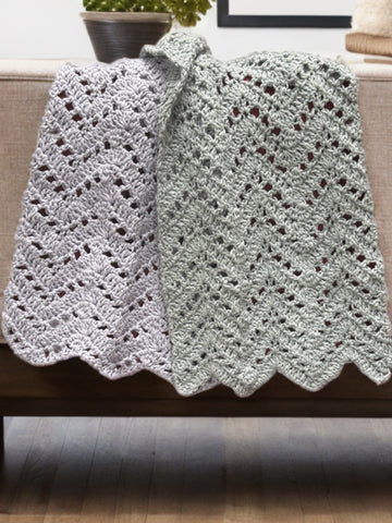 Grey Purple Zigzag